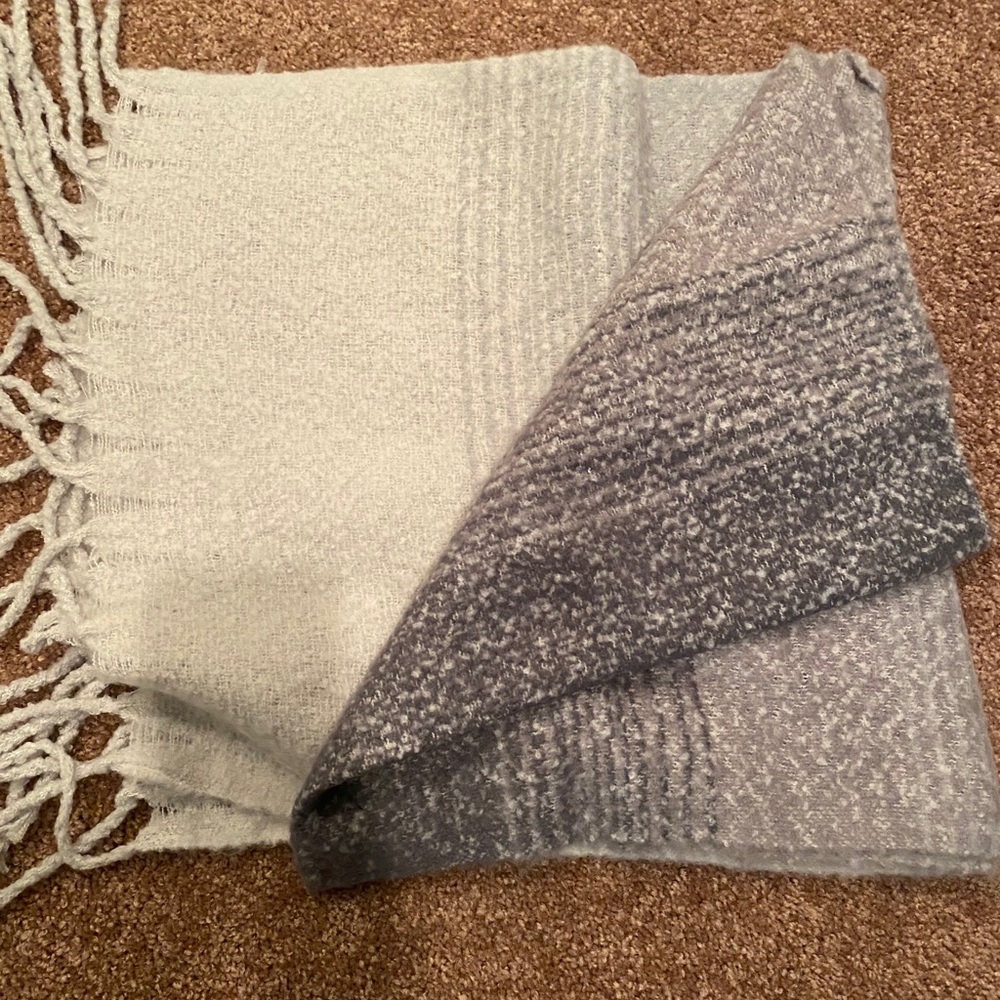 Soft gray scarf
